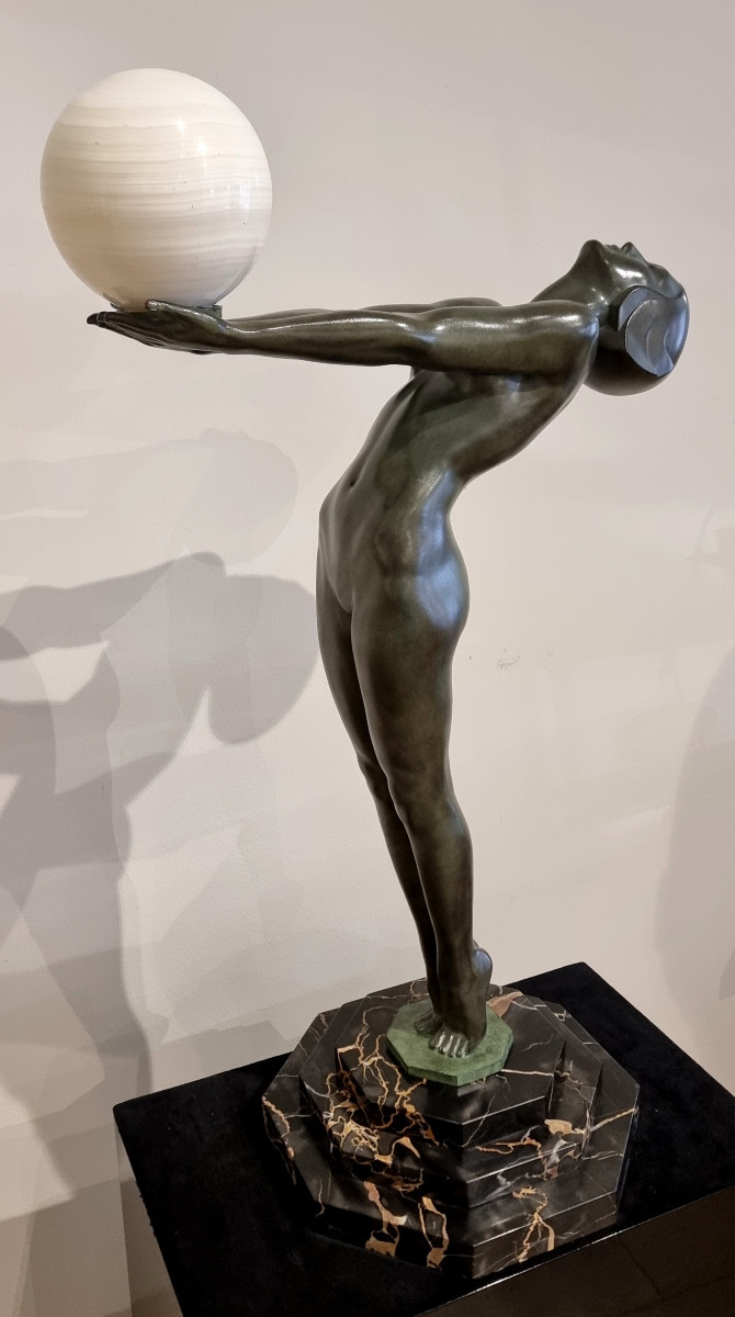 Max Le Verrier Clarity Model Art Deco Sculpture -photo-3