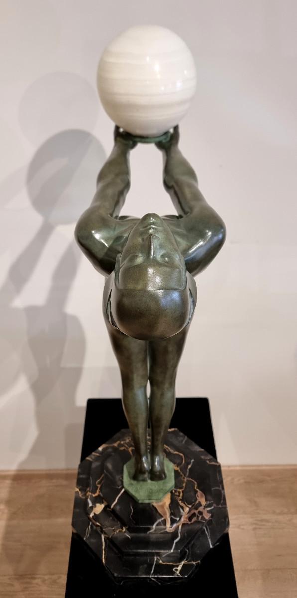 Max Le Verrier Clarity Model Art Deco Sculpture -photo-2