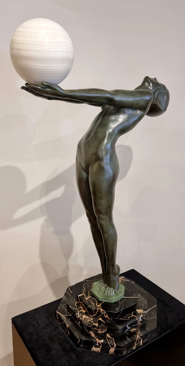 Max Le Verrier Clarity Model Art Deco Sculpture -photo-5