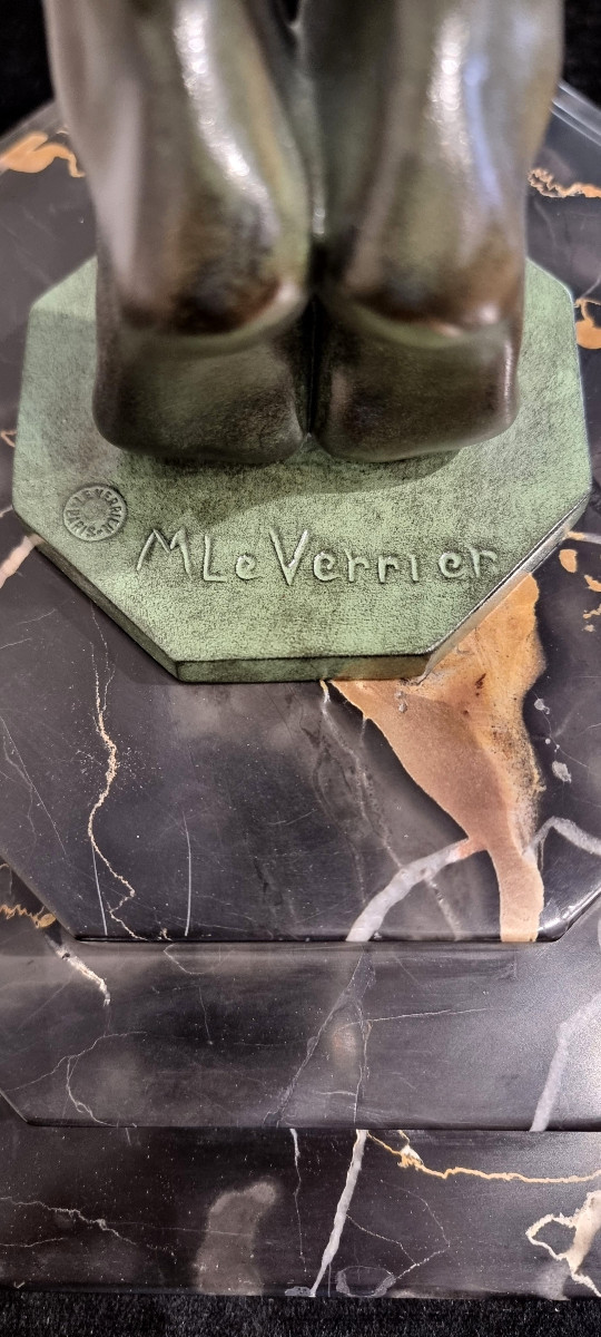 Max Le Verrier Clarity Model Art Deco Sculpture -photo-8