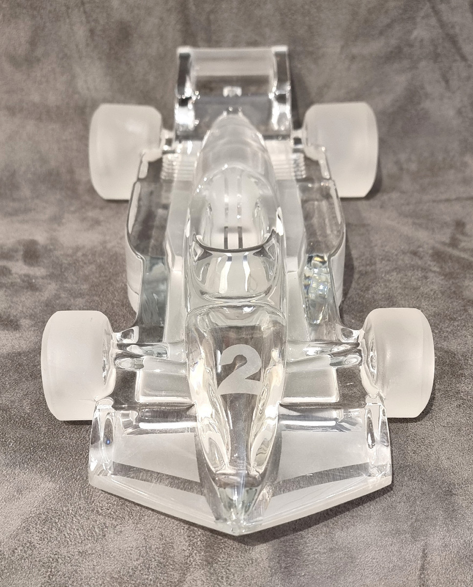  DAUM  Xavier Froissart Modèle Grand Prix F1 en cristal -photo-2