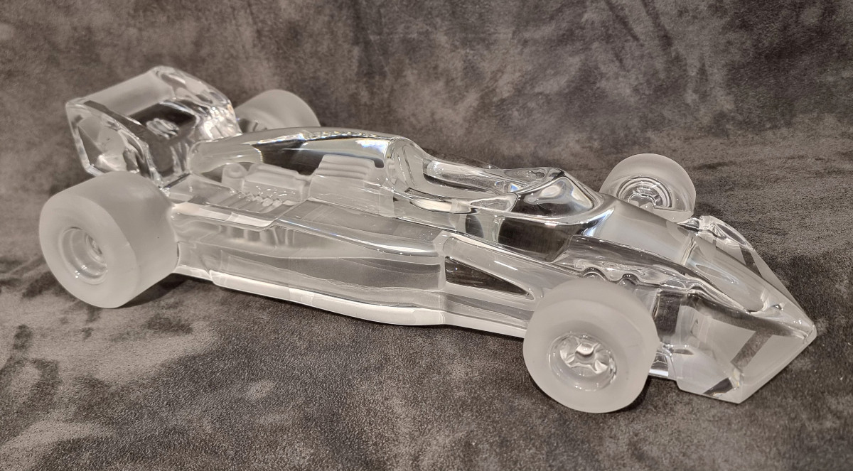  DAUM  Xavier Froissart Modèle Grand Prix F1 en cristal -photo-3