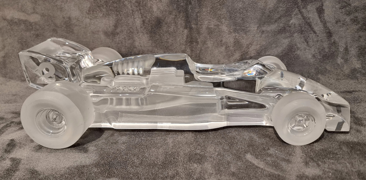  DAUM  Xavier Froissart Modèle Grand Prix F1 en cristal -photo-4