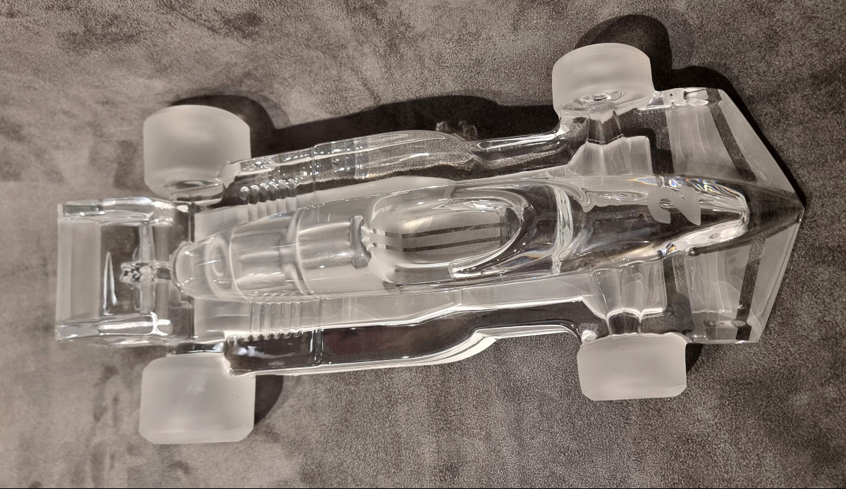  DAUM  Xavier Froissart Modèle Grand Prix F1 en cristal -photo-2