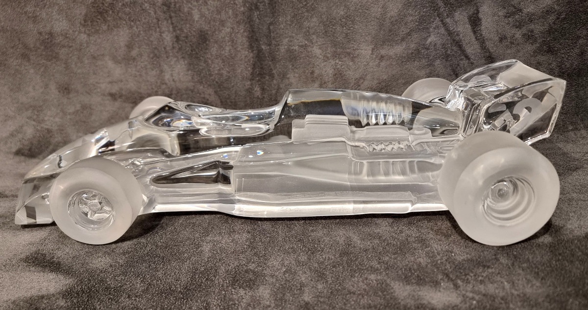  DAUM  Xavier Froissart Modèle Grand Prix F1 en cristal -photo-3