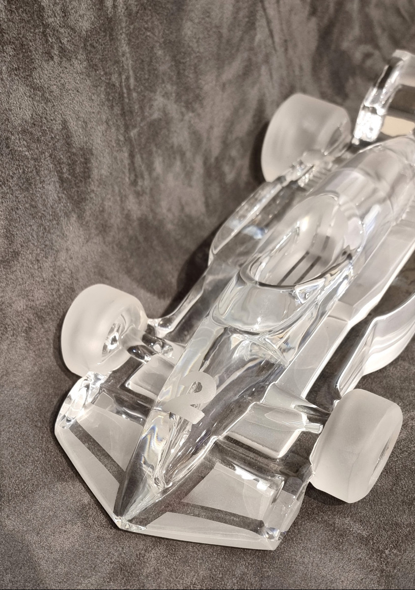  DAUM  Xavier Froissart Modèle Grand Prix F1 en cristal -photo-4