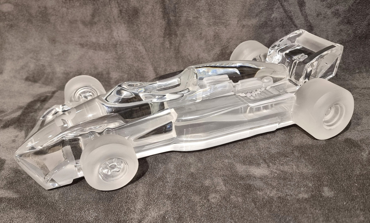  DAUM  Xavier Froissart Modèle Grand Prix F1 en cristal 
