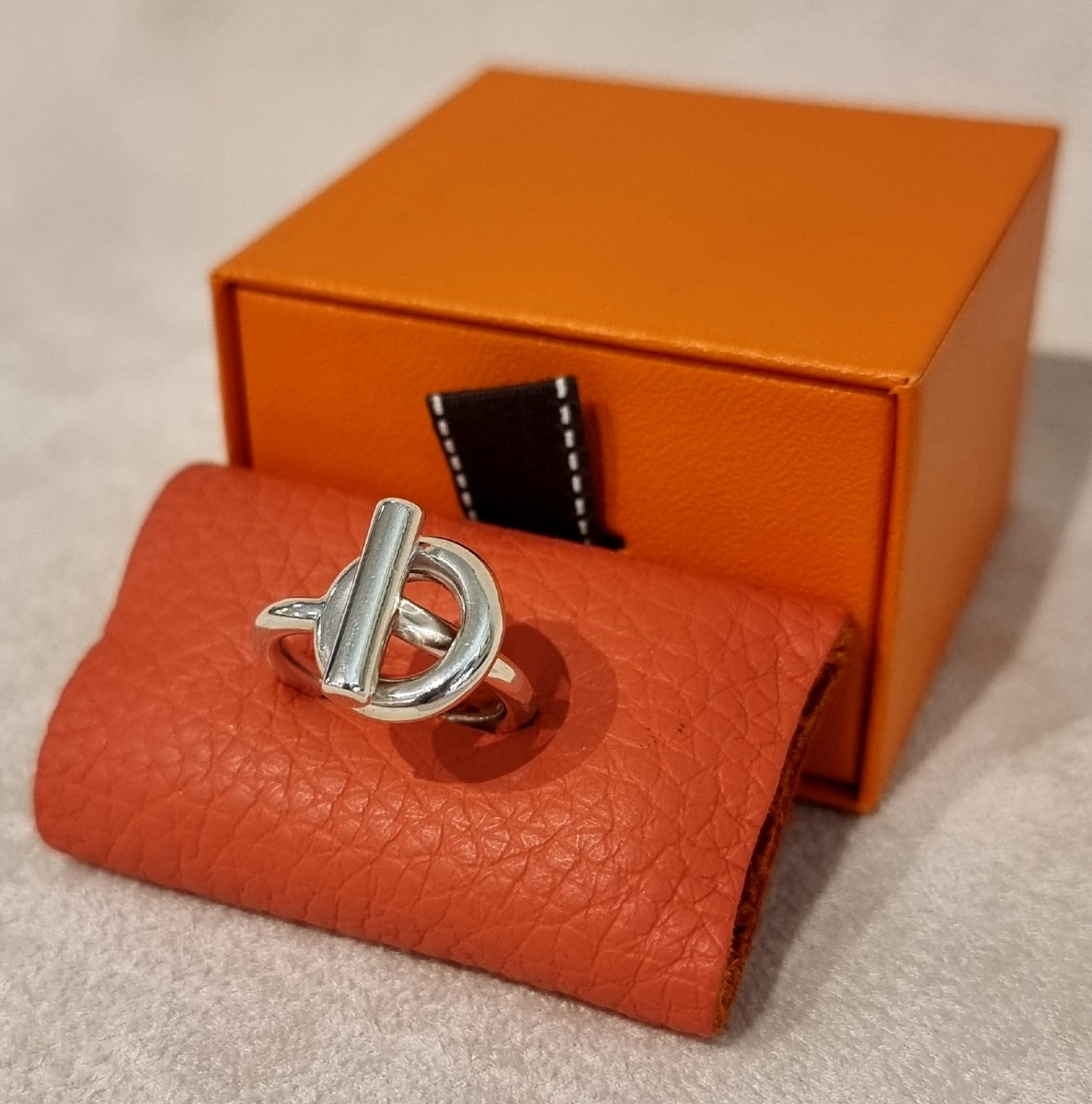 Hermès Echappée Ring In 925 Sterling Silver 