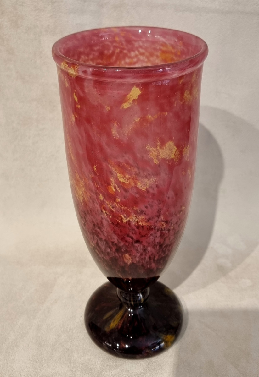 Charles Schneider Vase Jade Art Deco 1920-1925-photo-2