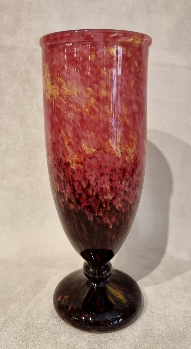 Charles Schneider Vase Jade Art Deco 1920-1925