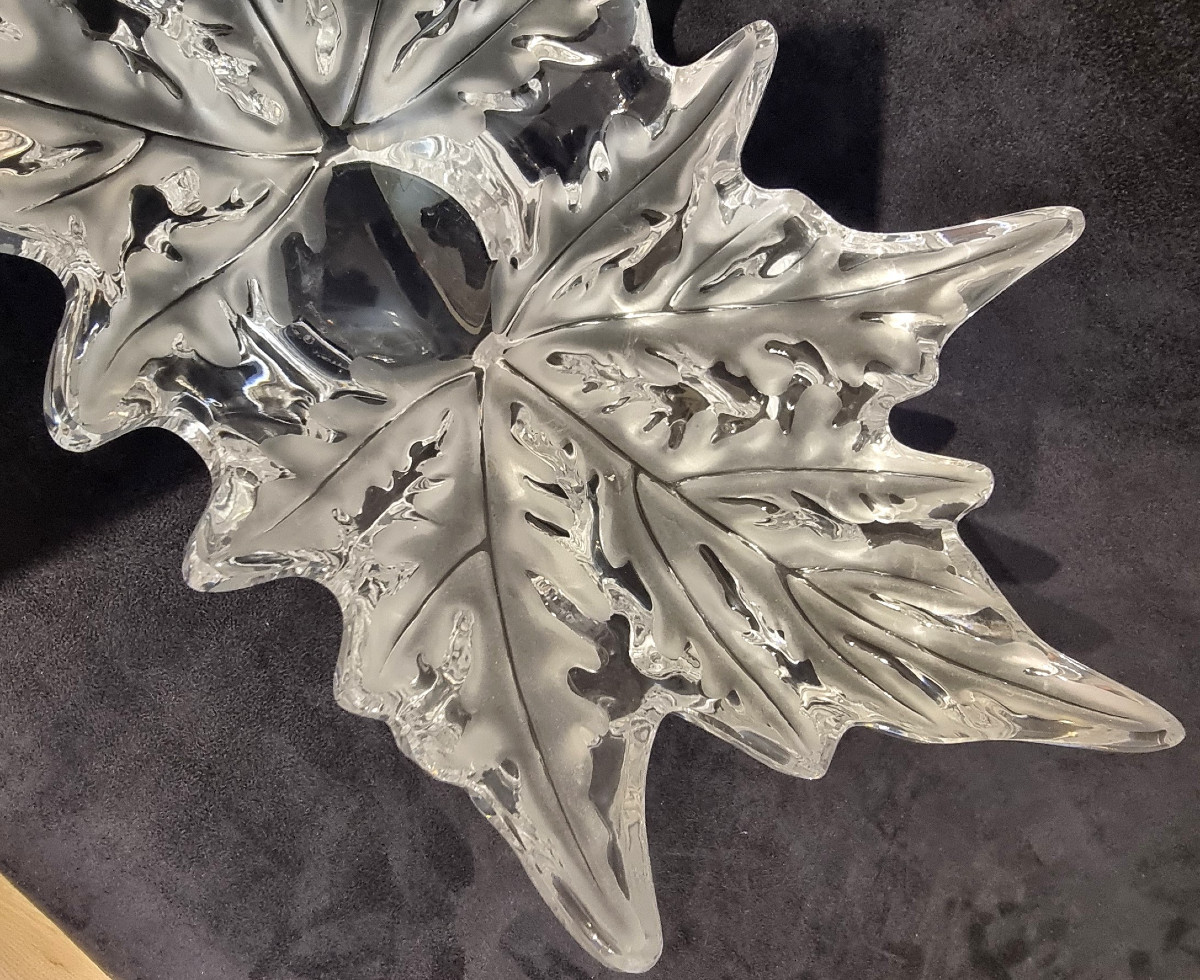 LALIQUE FRANCE  Importante COUPE Champs Elysées créé par MARC LALIQUE en 1951 en cristal-photo-1