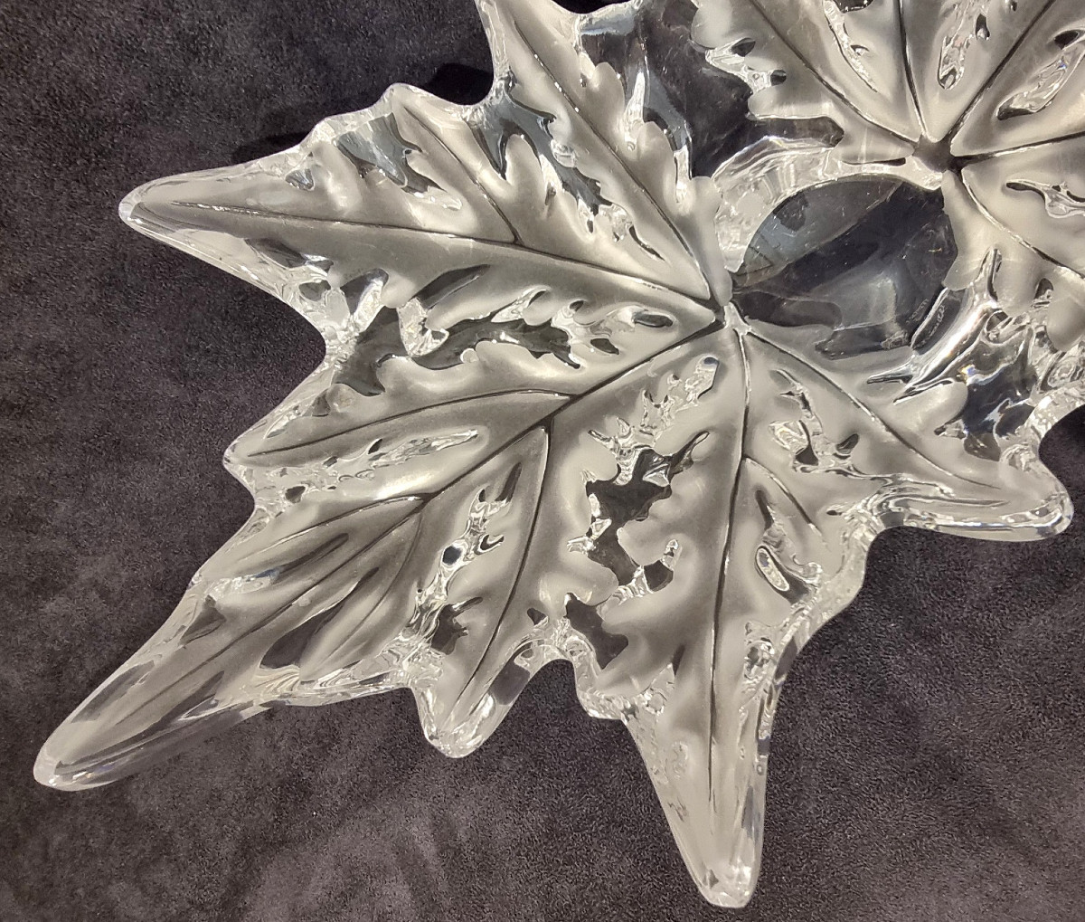 LALIQUE FRANCE  Importante COUPE Champs Elysées créé par MARC LALIQUE en 1951 en cristal-photo-2