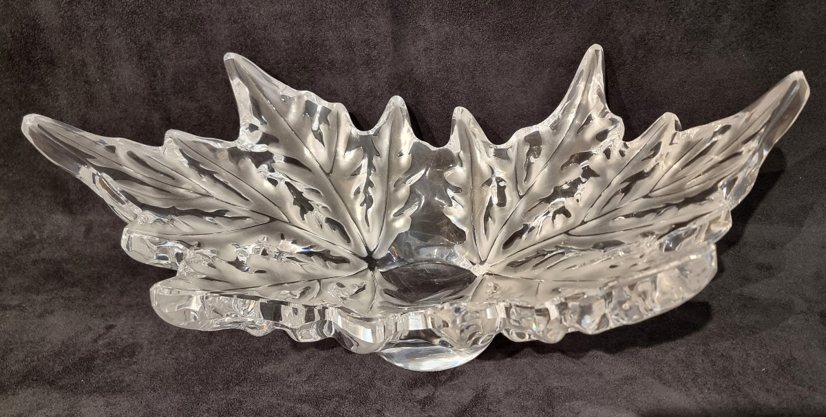 LALIQUE FRANCE  Importante COUPE Champs Elysées créé par MARC LALIQUE en 1951 en cristal