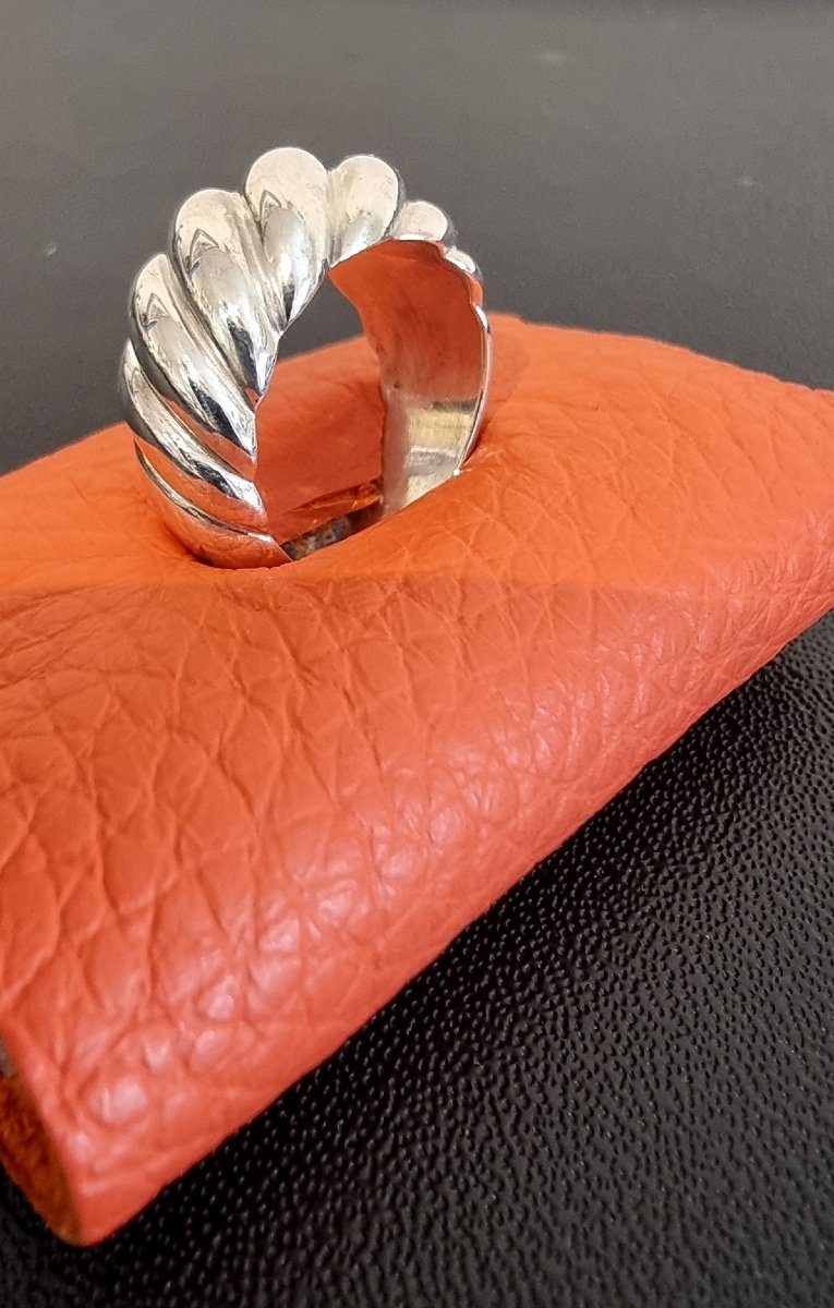 Hermès Vintage Ring In 925 Sterling Silver 
