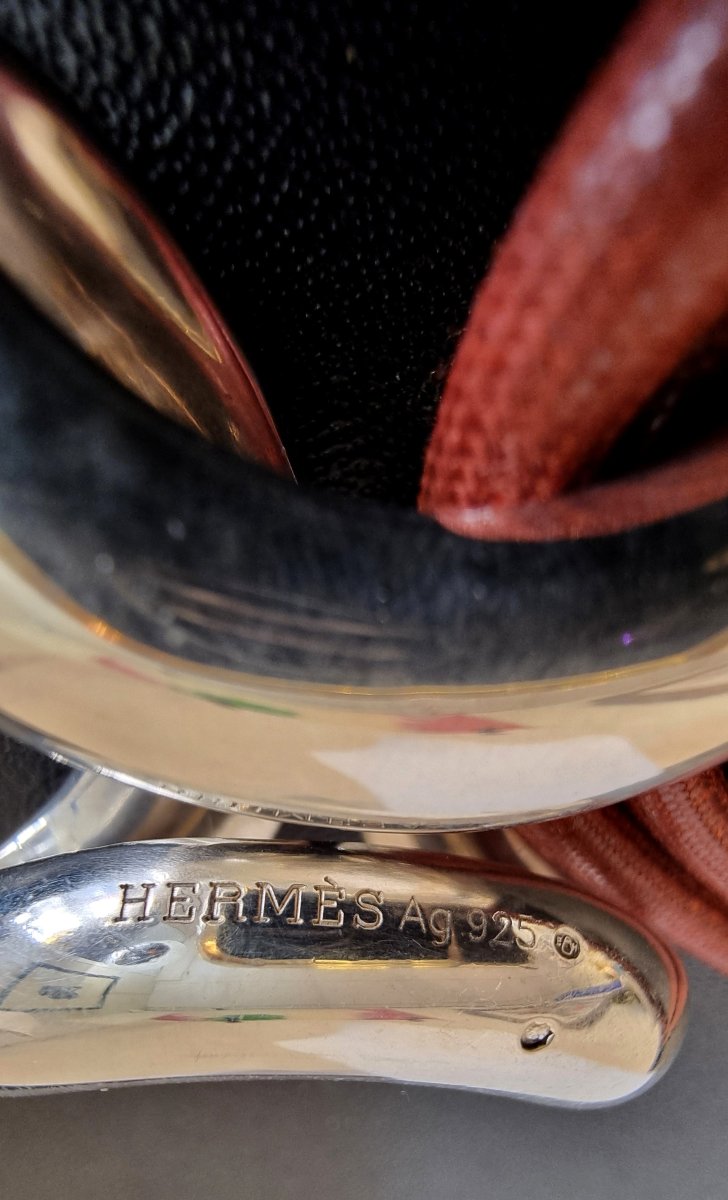 Hermès Collier Sautoir Lima Grand Modèle en argent 925 Millièmes -photo-8