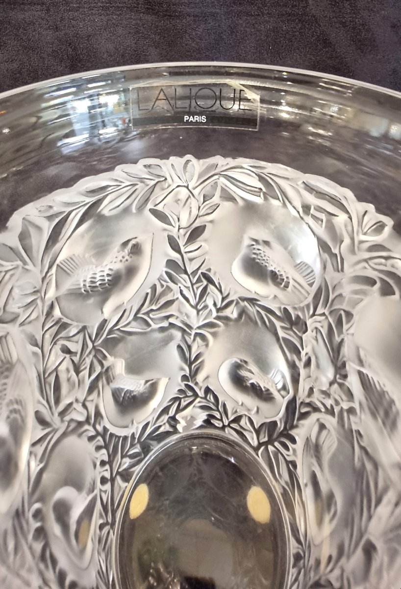 Lalique Bagatelle Crystal Vase With Gift Box-photo-5