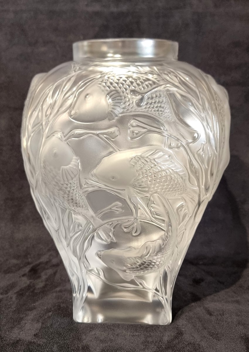 Lalique Vase en Cristal Hommage à René Lalique série Limitée 999 exemplaires -photo-2