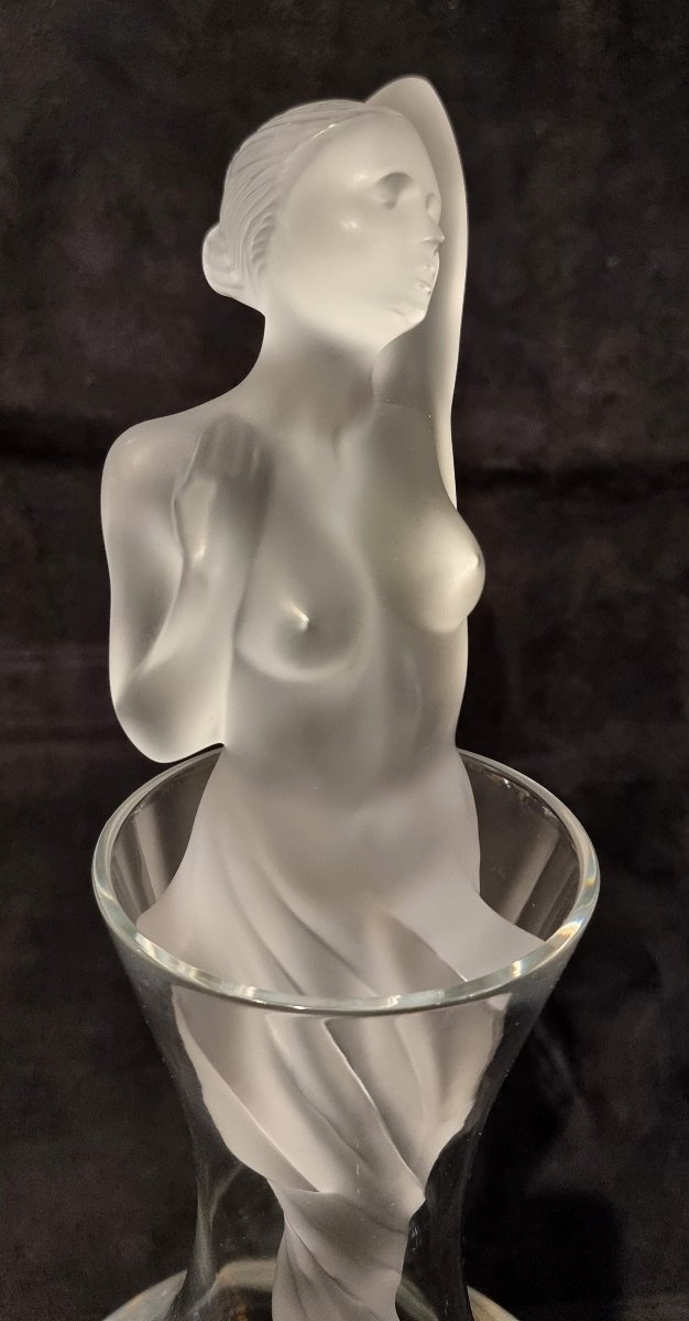 LALIQUE CARAFE  Modèle Aphrodite  en cristal Série Numérotée-photo-3