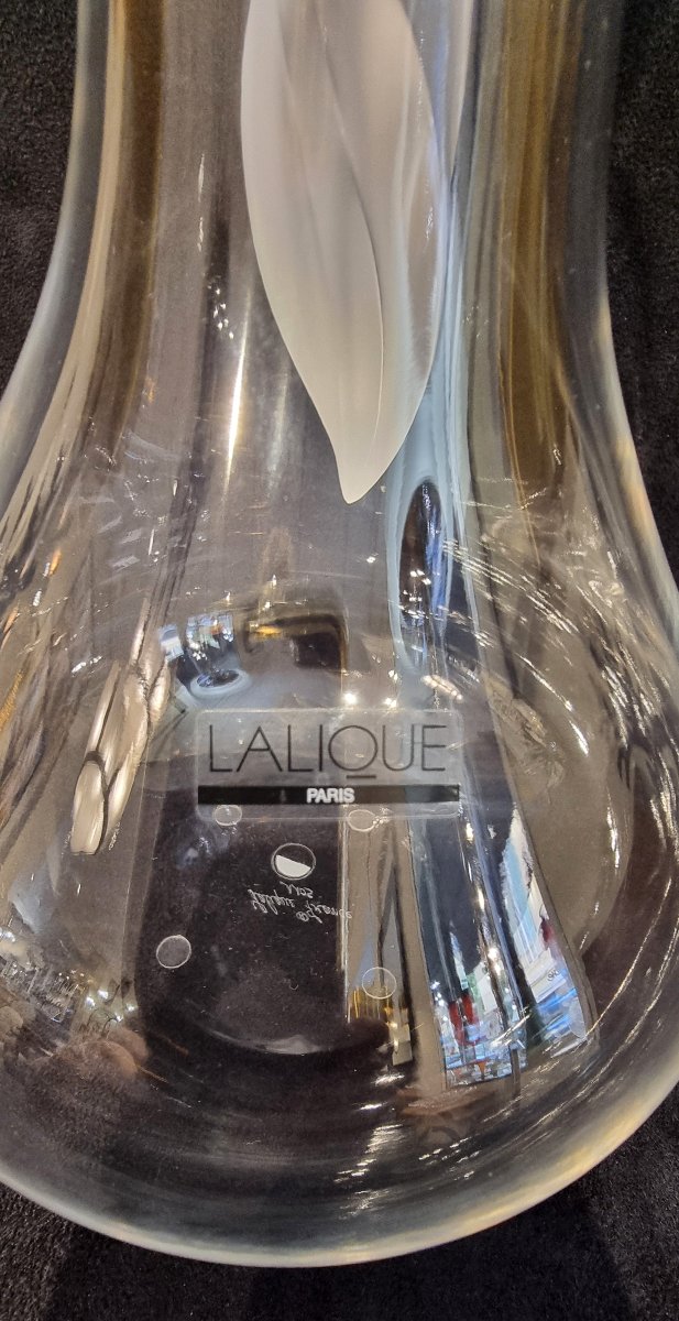 LALIQUE CARAFE  Modèle Aphrodite  en cristal Série Numérotée-photo-4