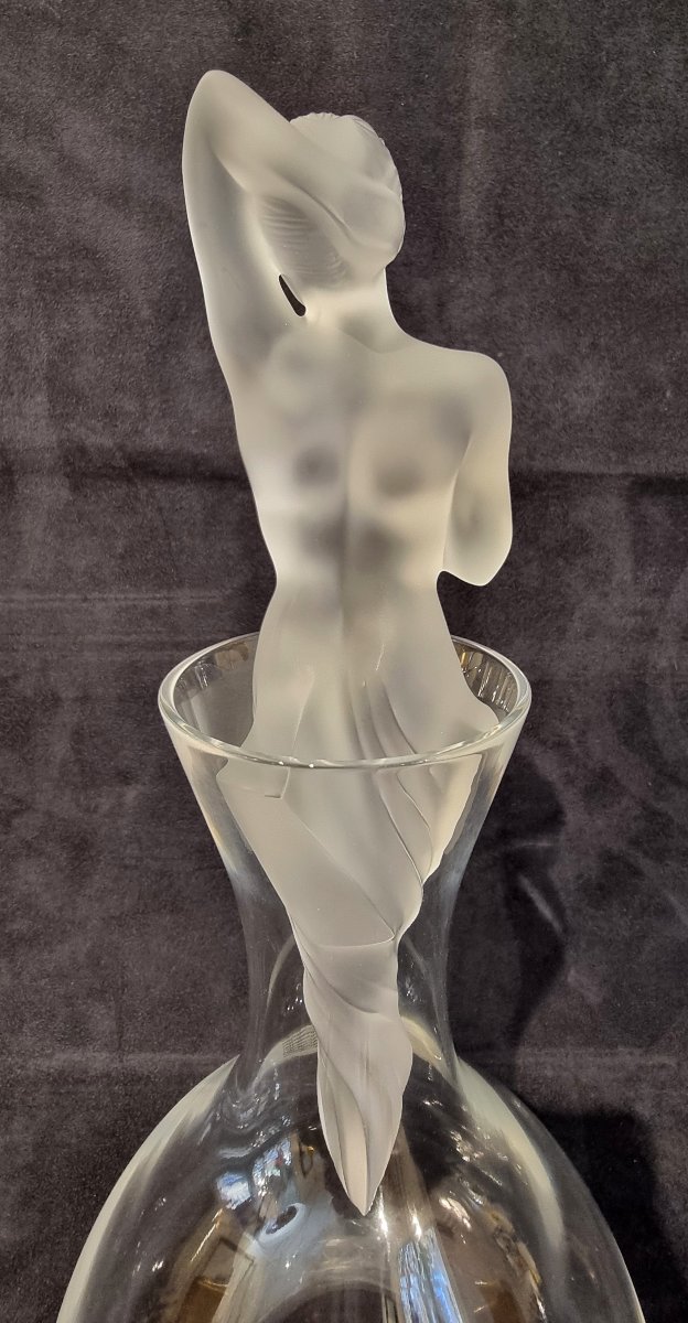 LALIQUE CARAFE  Modèle Aphrodite  en cristal Série Numérotée-photo-5
