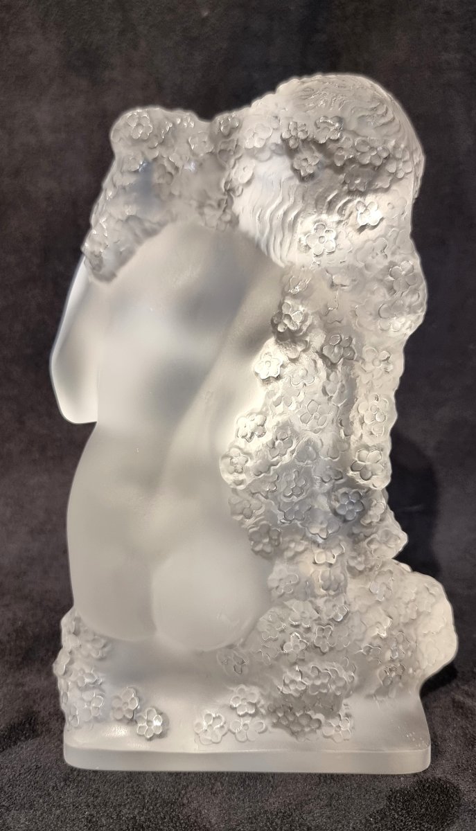 Lalique "spring Above All" Statuette From The "four Seasons" Collection-photo-4