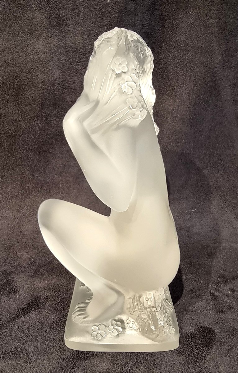Lalique "spring Above All" Statuette From The "four Seasons" Collection-photo-1
