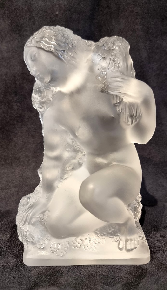 Lalique "spring Above All" Statuette From The "four Seasons" Collection