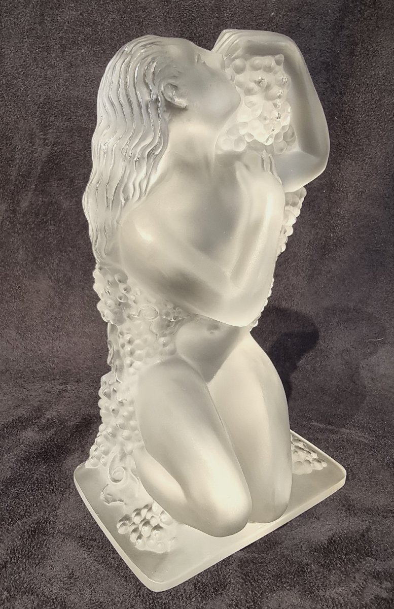 LALIQUE STATUETTE Automne surtout quatre saisons-photo-2