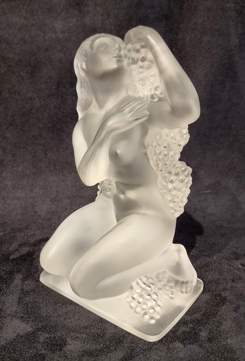 LALIQUE STATUETTE Automne surtout quatre saisons-photo-2