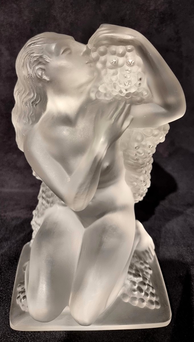 LALIQUE STATUETTE Automne surtout quatre saisons-photo-3