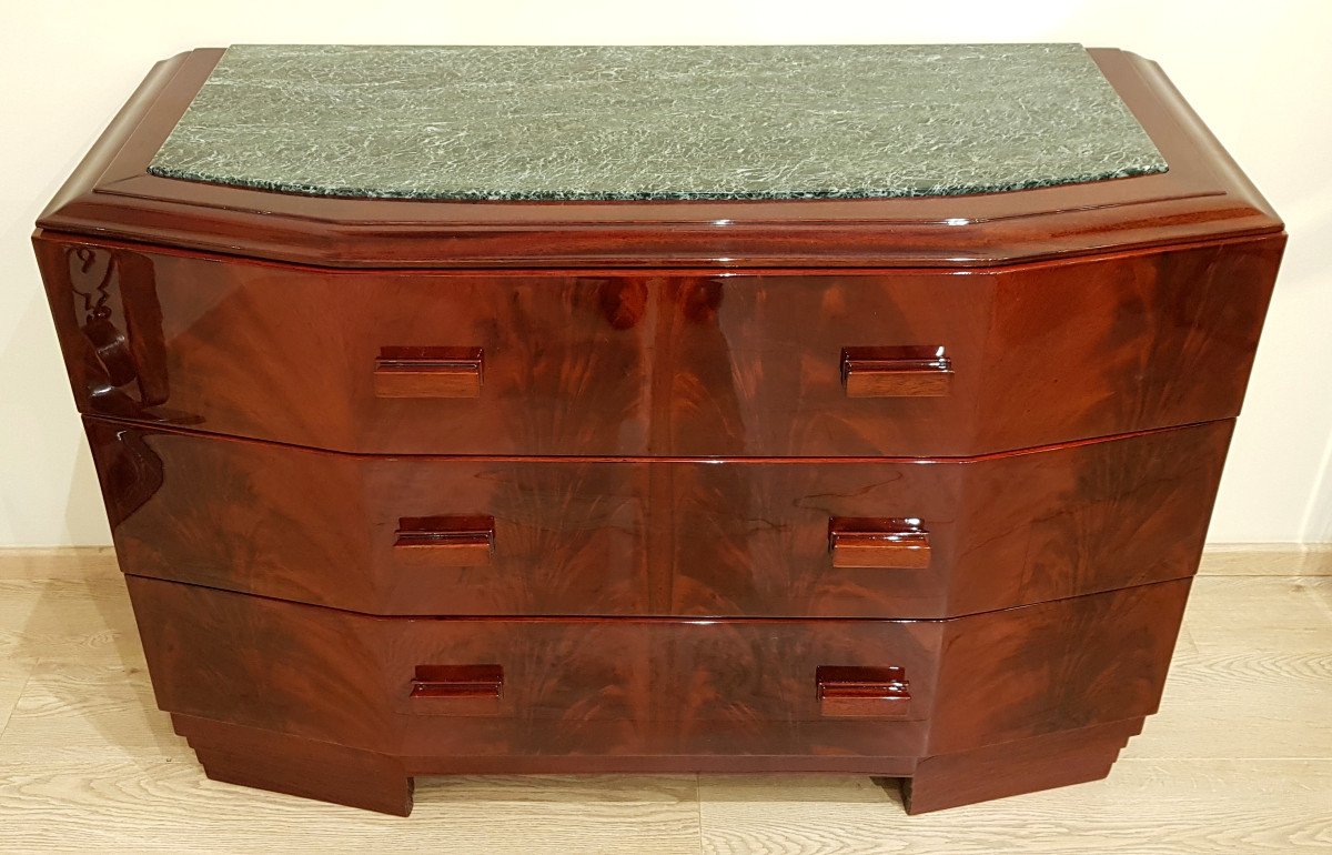 Art Deco Mahogany Commode 1930-photo-2