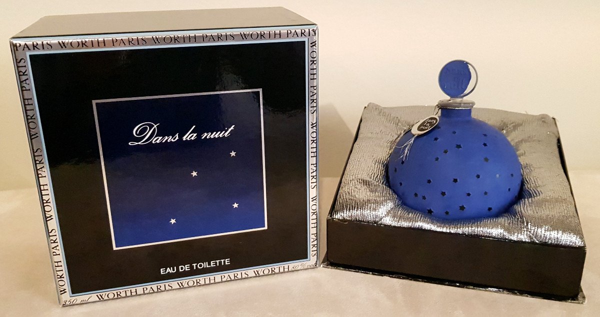 René Lalique  Worth Dans La Nuit Flacon à Parfums Art Déco-photo-3