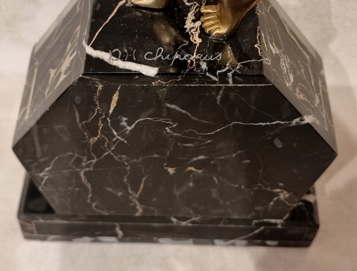 Chiparus Demetre Phoenician Dancer Art Deco Bronze Sculpture 1920-1925-photo-8
