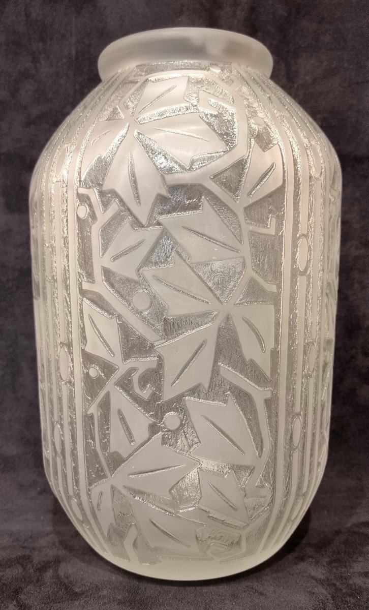 Daum Nancy France Vase Art Déco 1930 Grand Modèle 