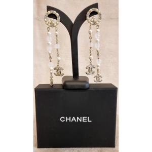 Chanel Paire De Boucles d'Oreilles Pendants