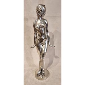 Popineau François Emile Sculpture Bronze Art Déco 1930 