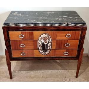 Dim Modern Interior Decoration René Joubert & Philippe Small Art Deco Commode 1920-1925