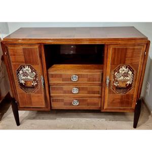 Dim Petit & Joubert Art Deco Commode Cabinet 1920-1925