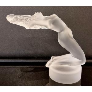 Lalique Chrysis Statuette Crystal Paperweight 