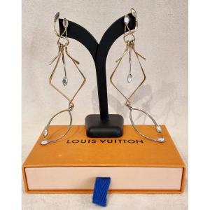 Louis Vuitton Création Nicolas Ghesquière Paire De Pendants d'Oreilles 