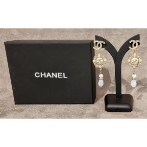 Chanel Pair Of Drop Earrings