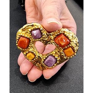 Christian Lacroix Important Heart Brooch 