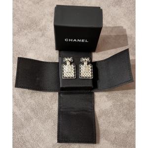 Chanel Pair Of Bottle Earrings