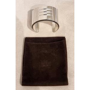Hermès Manchette  H Vintage en argent 925 millièmes
