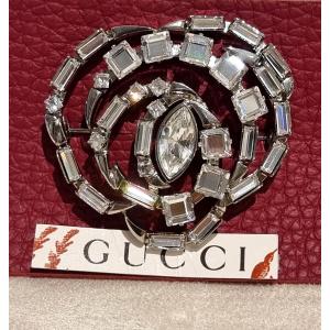 GUCCI BROCHE CRISTAL