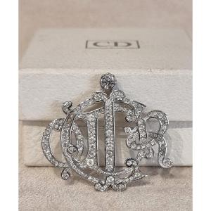 Christian DIOR BROCHE CRISTAL 