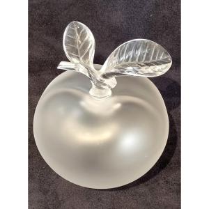 Lalique Fille d'Eve Apple Bottle Crystal 