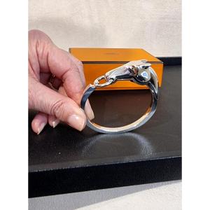 Hermès Bracelet Galop en argent 