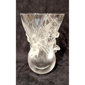 LALIQUE VASE Fée Cristal