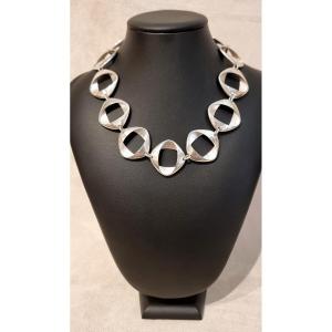 Georg JENSEN Design Henning KOPPEL Collier en argent 925 millièmes circa 1970